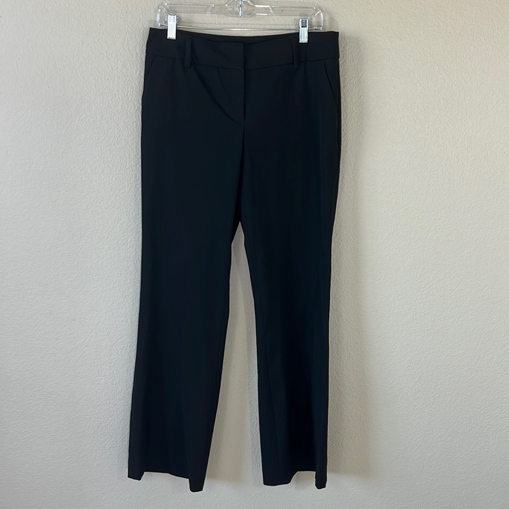 Dalia Collection Modern Fit Black Pant Size 8